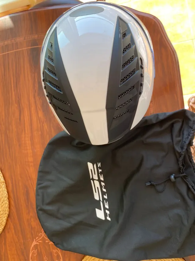 Casco Jet LS2 Talla L Blanco