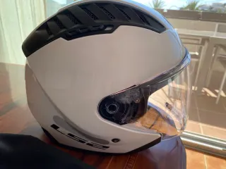 Casco Jet LS2 Talla L Blanco