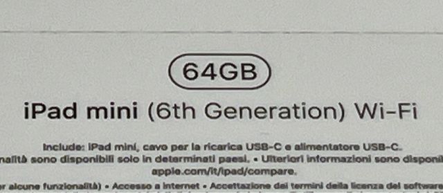 iPad Mini 6 64GB Wifi + Funda + Factura