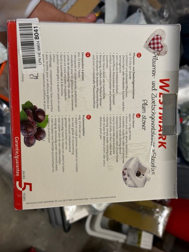 Westmark Denocciolatore Prugne Steinfix