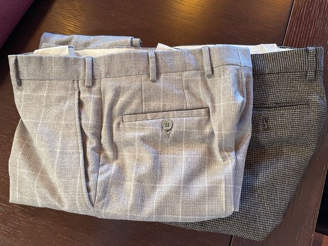 Pantaloni uomo fantasia pied de poule