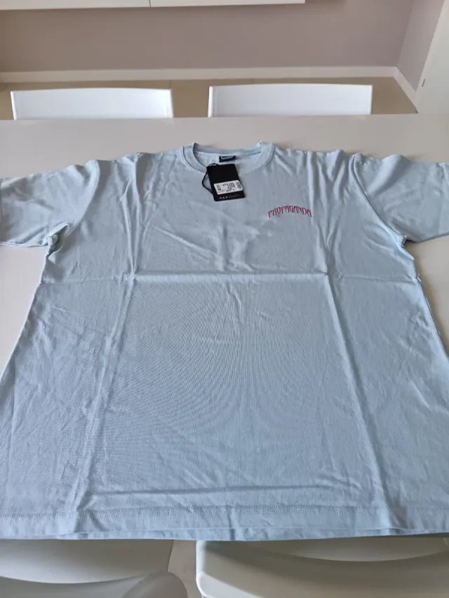T-shirt Propaganda Uomo XL Sky