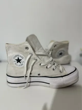Converse All Star bianche platform