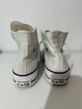 Converse All Star bianche platform