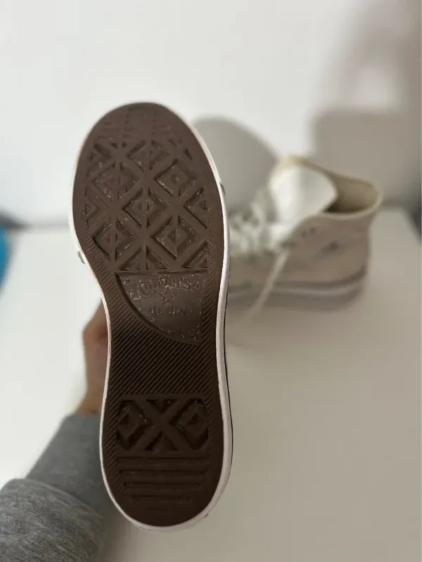 Converse All Star bianche platform