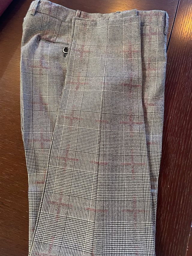 Pantaloni uomo fantasia a quadri