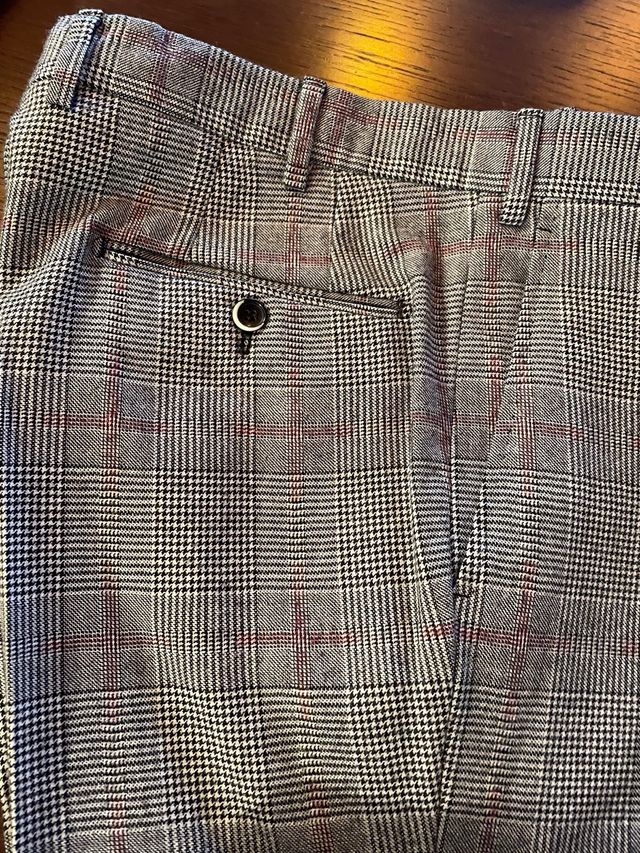 Pantaloni uomo fantasia a quadri