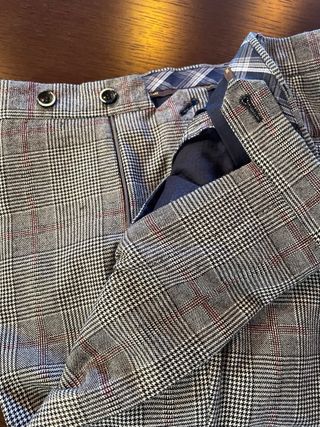 Pantaloni uomo fantasia a quadri