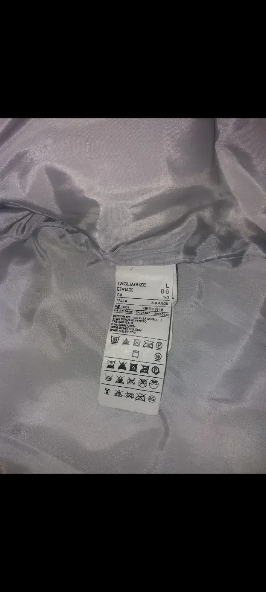 Abrigo niña Benetton 8-9 años