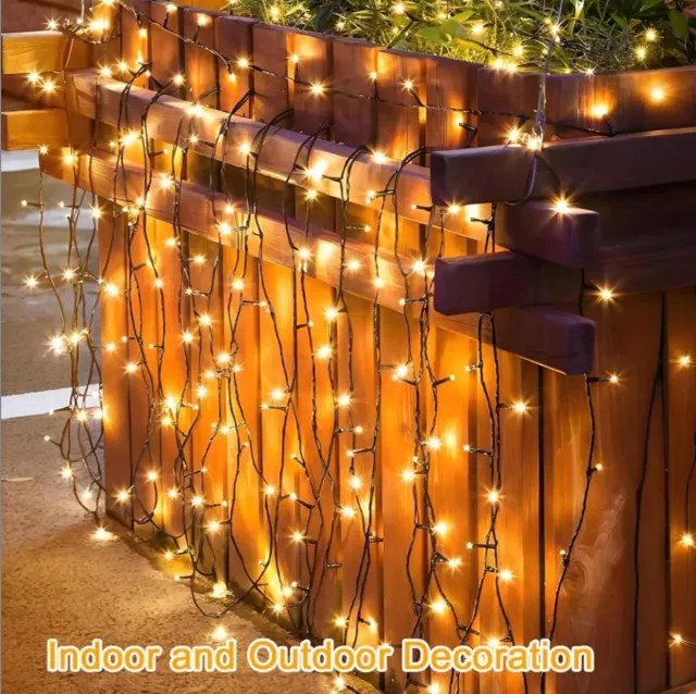 80M Guirnalda Led Multicolor + Blanco Amarillo