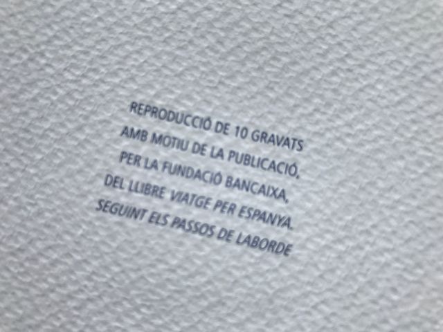 Cartella incisa «Seguint els Passos de Laborde»