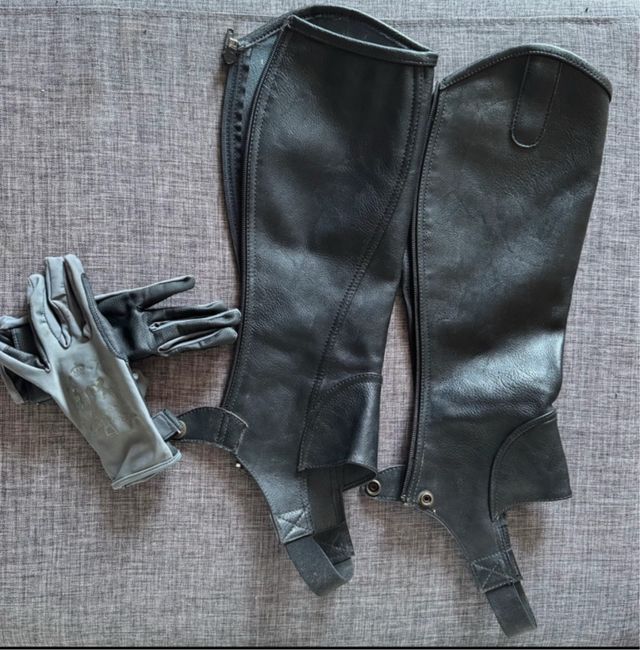 Polainas y guantes de equitación