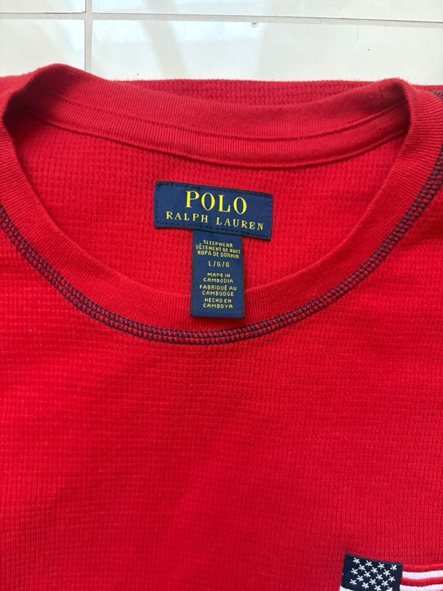 Maglia Polo Ralph Lauren Rossa USA