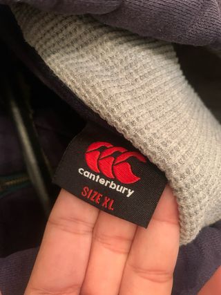 Sudadera Canterbury con capucha y cremallera