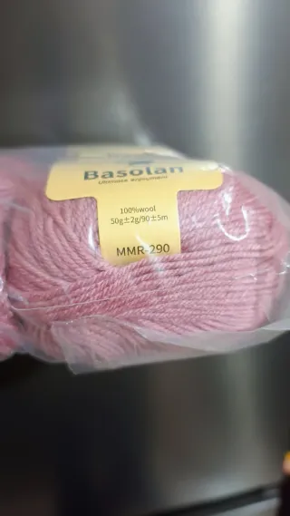 10 Gomitoli Lana Basolan Rosa