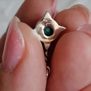 Pendientes Plata 925 esmeralda