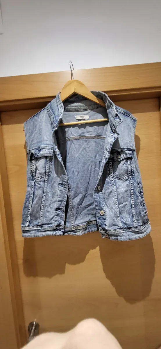 Chaleco vaquero azul