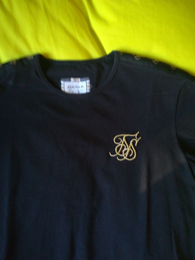 Camiseta SikSilk Talla S Negra