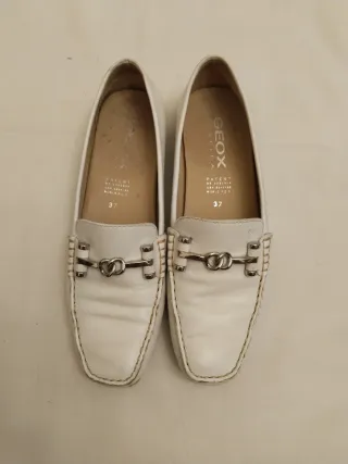 Zapatos Geox Mujer Talla 37 Blancos