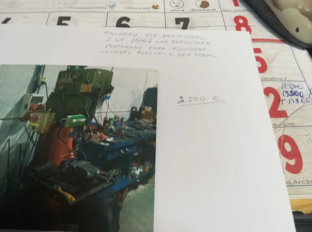 Taladro de pie profesional 2 CV .