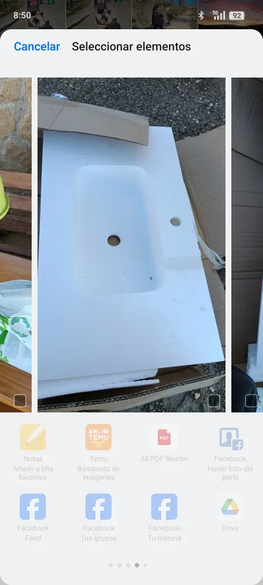 Lavabo de baño nuevo .