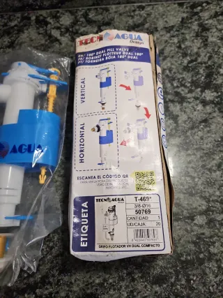 Grifo Flotador Dual Compacto Agua