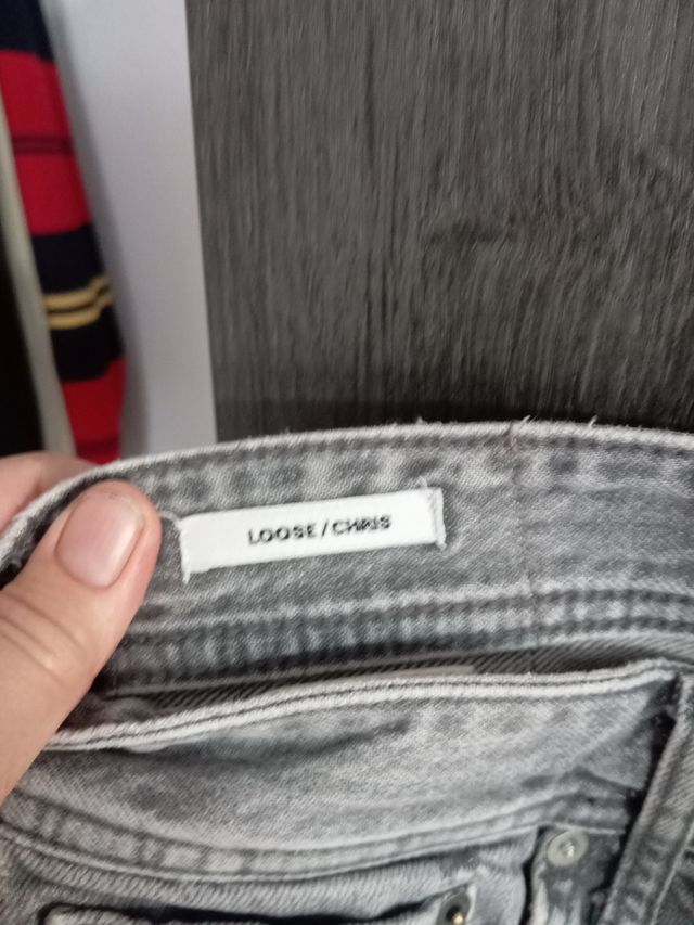 Vaqueros grises hombre talla 44