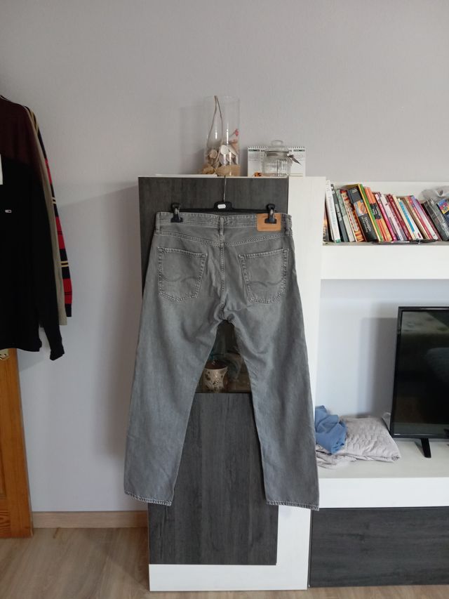 Vaqueros grises hombre talla 44