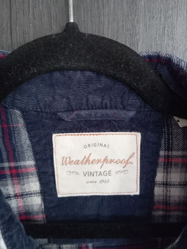 Camisa de cuadros hombre azul y rojo