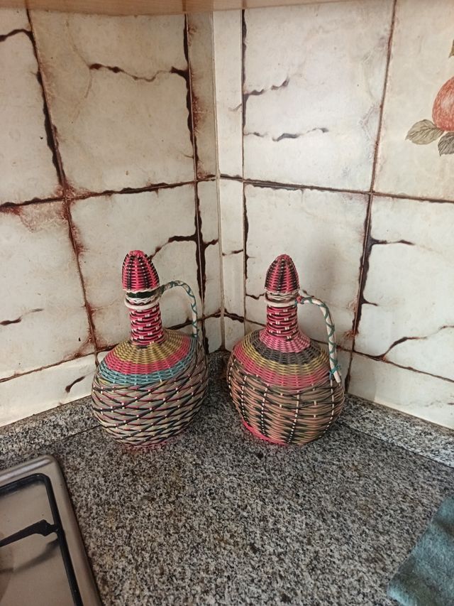 Lote 2 Damajuanas Pequeñas Decorativas