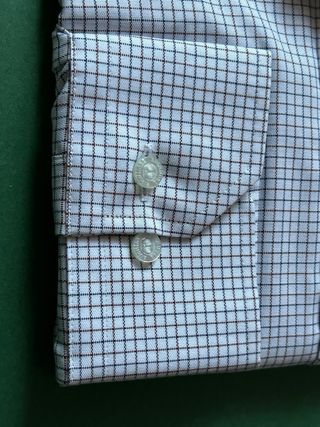 Camisa de vestir Rushmore cuadros azul y blanco Ta