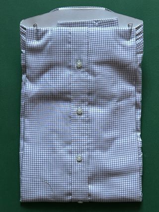 Camisa de vestir Rushmore cuadros azul y blanco Ta