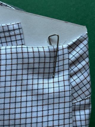 Camisa de vestir Rushmore cuadros azul y blanco Ta