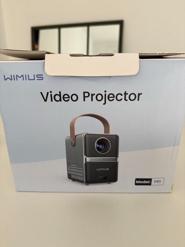 Proyector Portátil WIMIUS Negro y Marrón