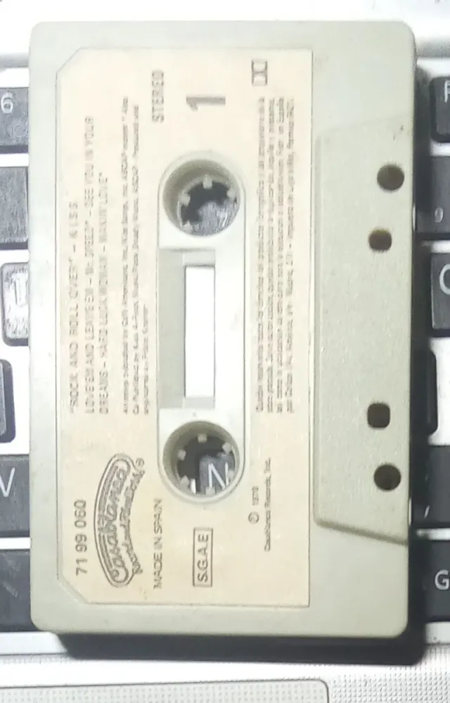 Cassette Kiss Rock & Roll Over 1980