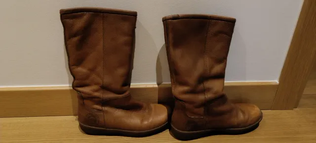 Botas Panama Jack mujer piel marrones