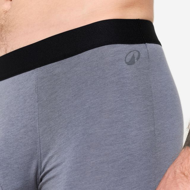 Calzoncillo bóxer deportivo algodón pack 3 Hombre - Negro,