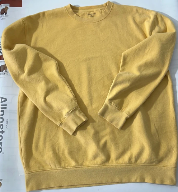 Jersey Amarillo Croft & Barrow Talla L