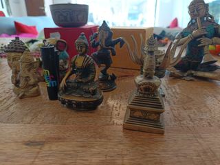 Figuras Bronce Buda, Ganesha y Pacora