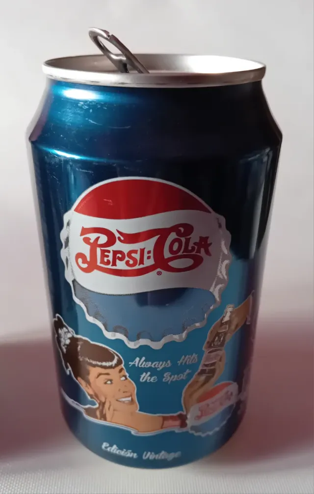 Latas Pepsi  50 Aniversario Vintage