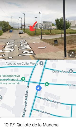 Dos solares urbanos de 204 m² cada uno