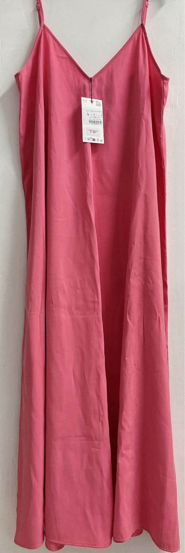 Vestido Zara fluido rosa