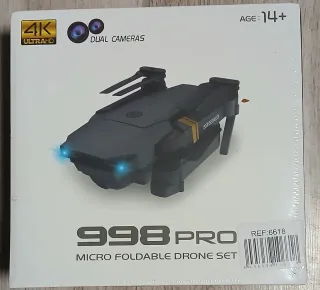 Dron 998 Pro Micro Foldable Drone Set