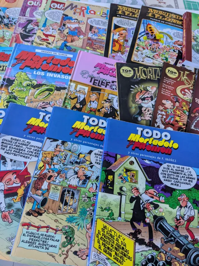 Lote diferentes colecciones de Mortadelo y Filemón
