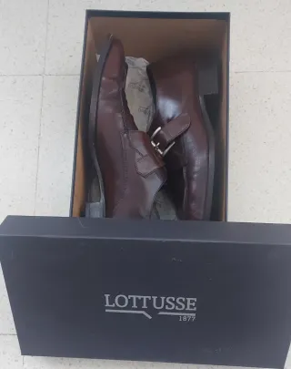 Zapatos Lottusse Marrón Hebilla Hombre