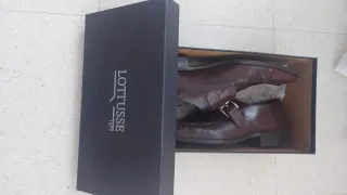 Zapatos Lottusse Marrón Hebilla Hombre