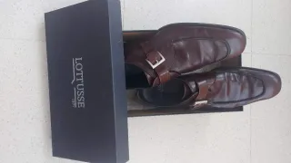 Zapatos Lottusse Marrón Hebilla Hombre