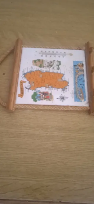 Sottopentola in legno e corda