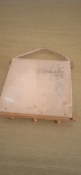 Sottopentola in legno e corda