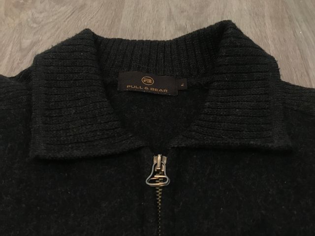 Giacca nera Pull and Bear taglia L